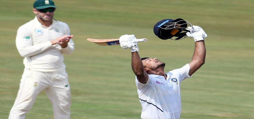 मयंक ने की सहवाग की बराबरी