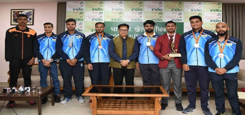 खेल मंत्री रिजिजू ने विश्व पैरा चैम्पियनशिप को किया सम्मानित