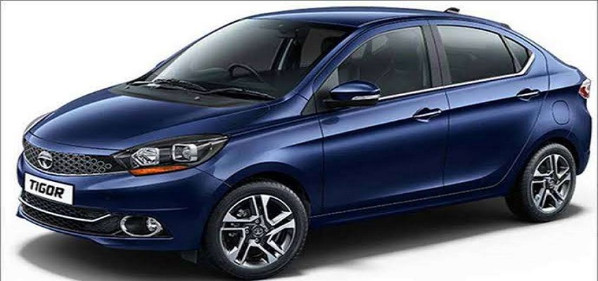 Tata Tigor फेसलिफ्ट टेस्टिंग के दौरान नया लुक