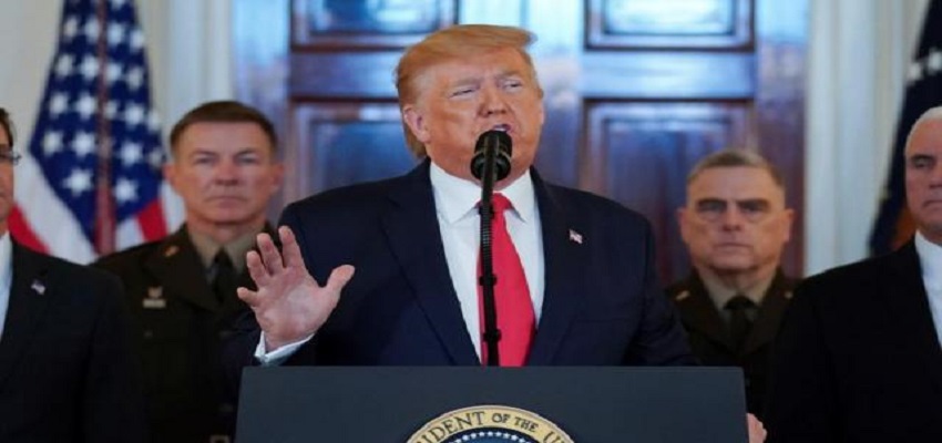 मिसाइल हमले के बाद अमेरिका ने की ईरान पर बड़ी कार्रवाई