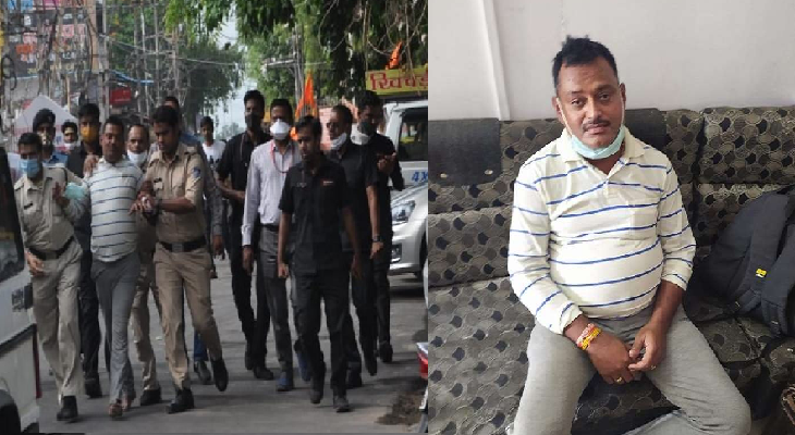 Vikas Dubey Arrested In Ujjain : कानपुर शूटआउट के मोस्ट वॉन्टेड विकास दुबे ने उज्जैन में किया सरेंडर, मीडिया के सामने कहा- मैं  विकास दूबे हूं कानपुर वाला