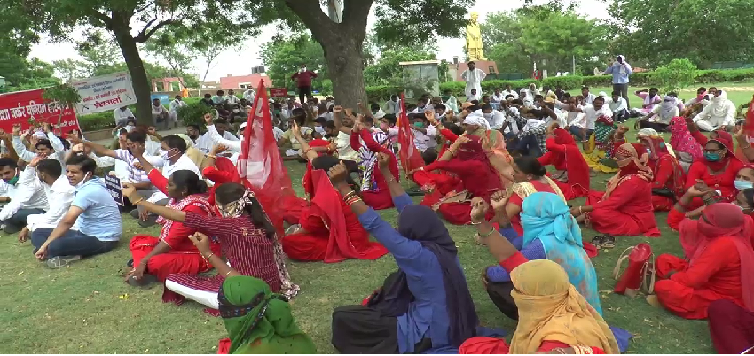 Haryana Protest: हरियाणा में कर्मचारियों का जेल भरो आंदोलन, सरकार के खिलाफ रोष प्रदर्शन