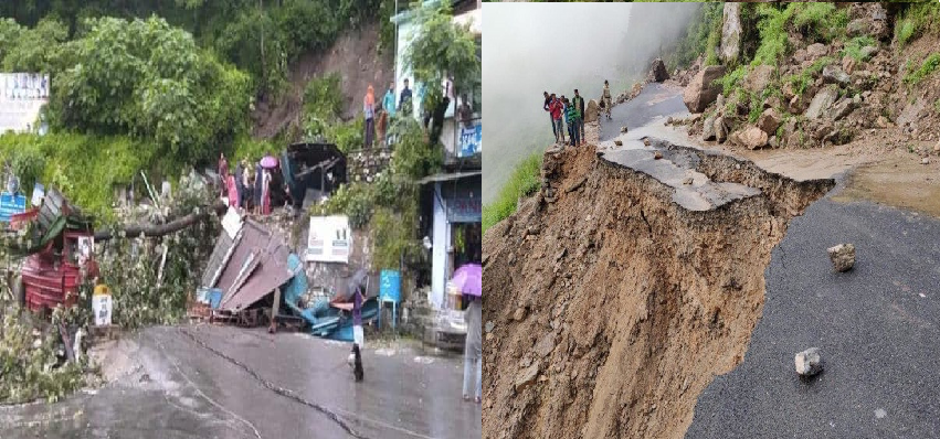 Uttrakhand Heavy Rain : उत्तराखंड में बारिश ने मचाया हाहाकार, उफान पर आई गंगा, धंस रहे है पहाड़