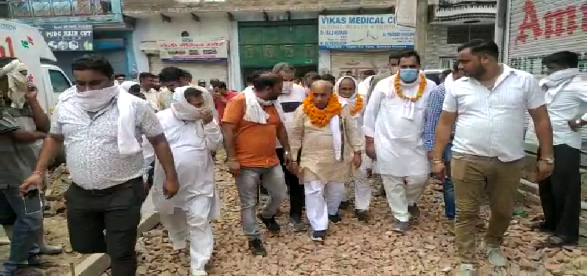 Haryana Scheme: बल्लभगढ़ में रूके हुए विकास कार्य हुए शुरू, बीजेपी नेता ने किया शुभारंभ