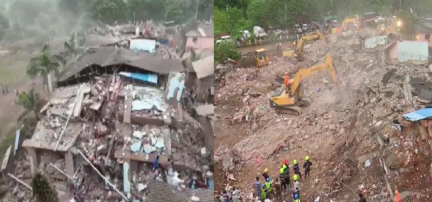 Raigarh Building Collapsed : महाराष्ट्र के रायगढ़ जिले में गिरी पांच मंजिला इमारत, रेस्क्यू ऑपरेशन जारी