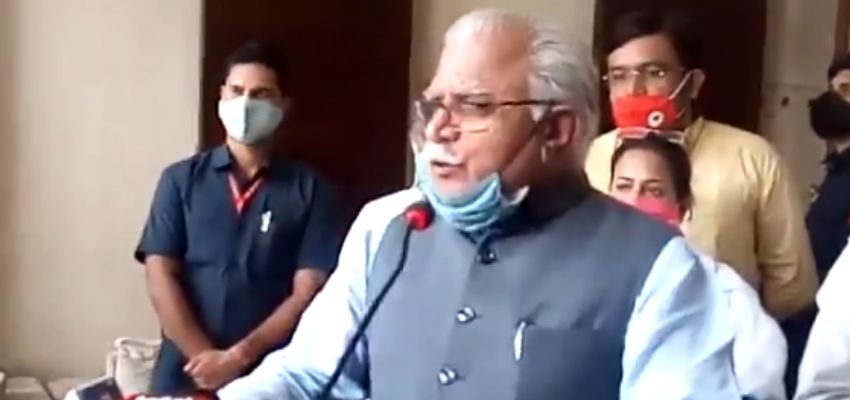 CM manohar lal:  हमें कोरोना से डरने की जरुरत नहीं-CM