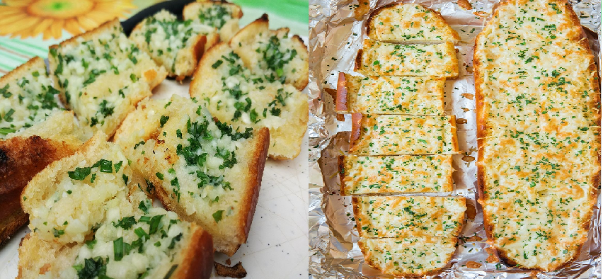 Garlic Bread Recipe :  इस आसान तरीके से बनाए टेस्टी गार्लिक ब्रैड