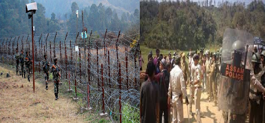 Assam And Mizoram Border Dispute : असम और मिजोरम बॉर्डर पर सीमा विवाद को लेकर हिंसक झड़प