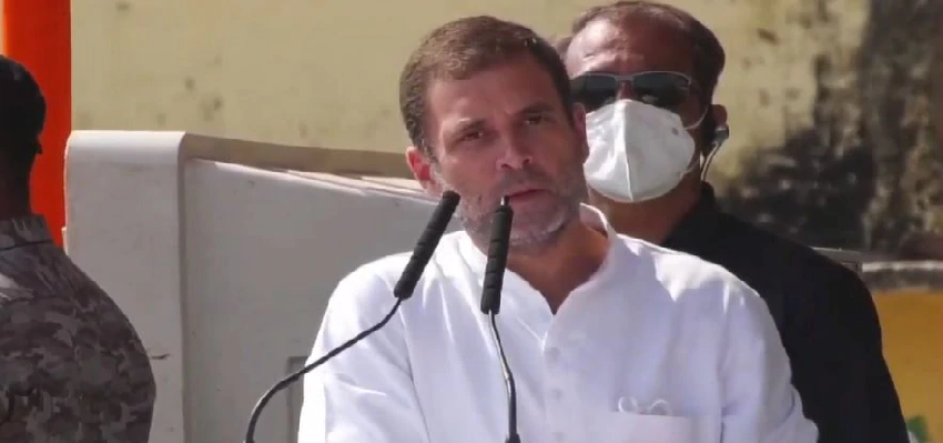 नवादा रैली में राहुल गांधी ने पीएम मोदी पर साधा निशाना, कहा- लोगों से झूठ बोल रहे हैं पीएम मोदी
