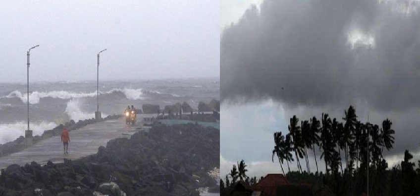 मौसम विभाग ने दी चेतावनी, एक बार फिर तमिलनाडु-केरल  में जताई चक्रवाती तूफान आने की संभावना