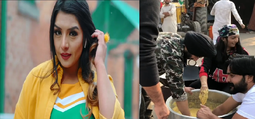 Rupinder Handa Making Food For Farmers :  किसानों के लिए पकौड़े तलती दिखीं पंजाबी सिंगर रुपिंदर हांडा, सोशल मीडिया पर शेयर की तस्वीरें और वीडियो