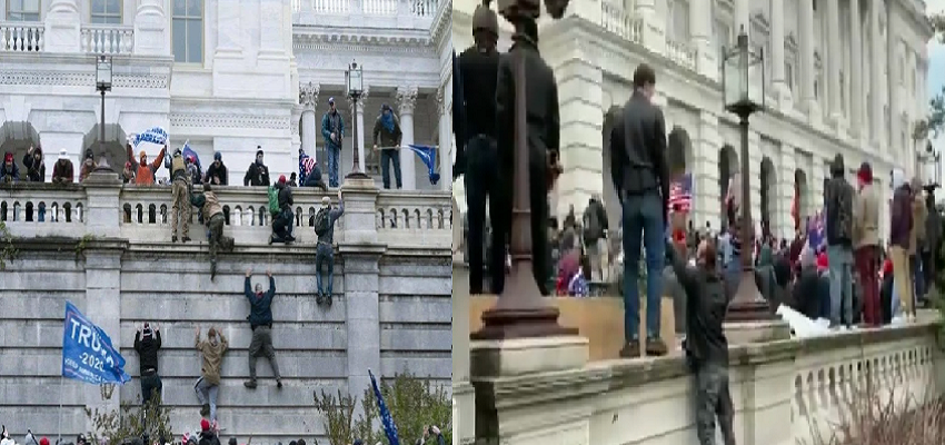 US: अमेरिका में हुआ बवाल,कैपिटल हिल में घुसे ट्रप समर्थन, 15 दिनों के लिए आपातकाल,