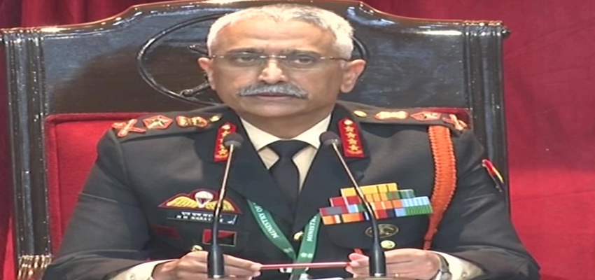 पाकिस्तान और चीन के मुद्दे पर बोले आर्मी चीफ MM नरवणे, कहा- हमारी सेना का मनोबल ऊंचा है