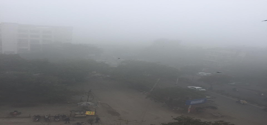 DELHI WEATHER: दिल्ली में ठंड और कोहरे का प्रकोप, तापमान में जबरदस्त गिरावट