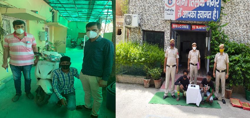 Delhi crime: दिल्ली पुलिस की गिरफ्त में तीन सक्रिय अपराधी