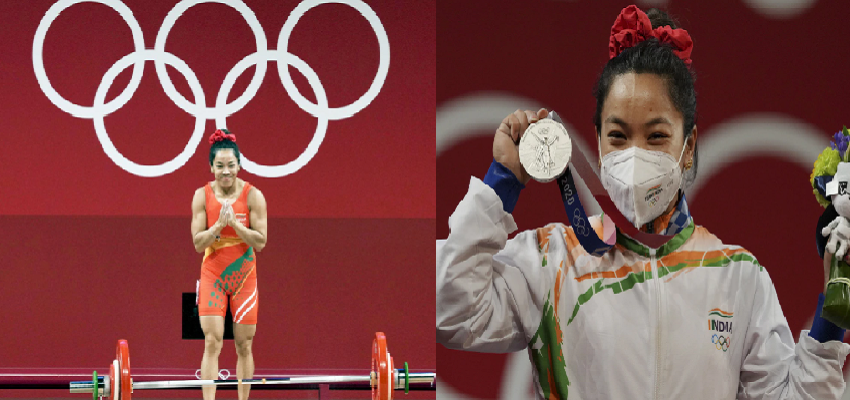 खत्म हुआ 21 सालों का लंबा इंतजार, मीरा बाई चानू ने जीता वेटलिफ्टिंग में सिल्वर पदक