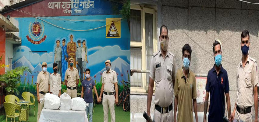 Delhi Crime: दिल्ली पुलिस की गिरफ्त में 2 नशा तस्कर, दो शातिर लुटेरे पर भी शिंकजा