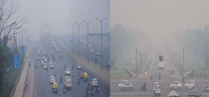 DELHI POLLUTION: दिवाली से पहले हुई दिल्ली की हवा खराब, ‘बेहद खराब’ श्रेणी में पहुंची वायु गुणवत्ता