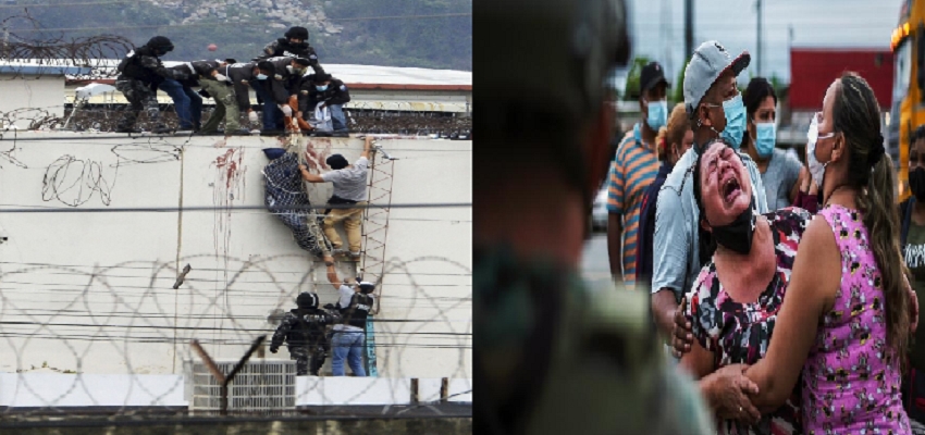 Ecuador Prison Riot: इक्वाडोर के पिचिंचा जेल में कैदियो ने खेली खुन की होली, मारे गए 43 कैदी