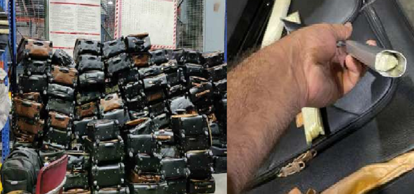 DRUG TRAFFICKING: दिल्ली एयरपोर्ट से DRI ने जब्त की 434 करोड़ की ड्रग्स, 126 बैग में भरकर की जा रही थी तस्करी