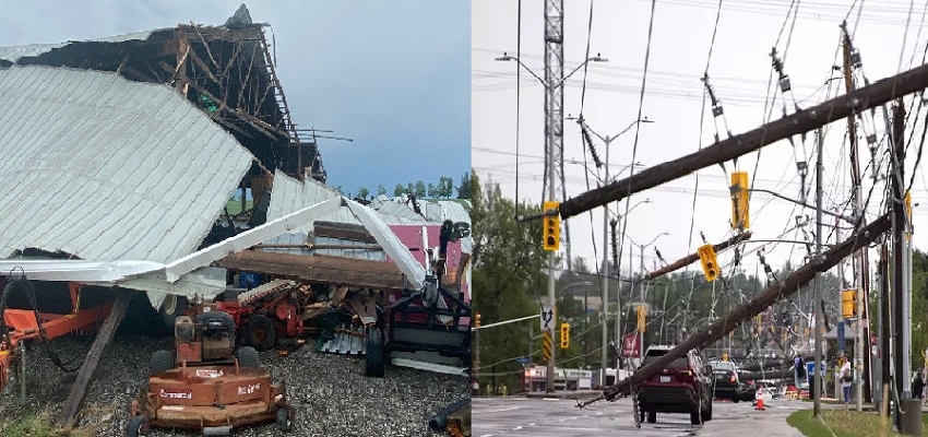 Canada: तूफान की चपेट में आने से 8 लोगों ने गंवाई अपनी जान, कई इलाकों में छाया बिजली संकट