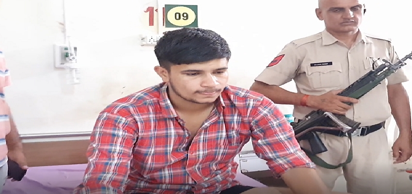 HARYANA: पुलिस की गिरफ्त में दिनदहाड़े फायरिंग करने वाला बदमाश, लॉरेंस बिश्नोई को मानता था अपना गुरु
