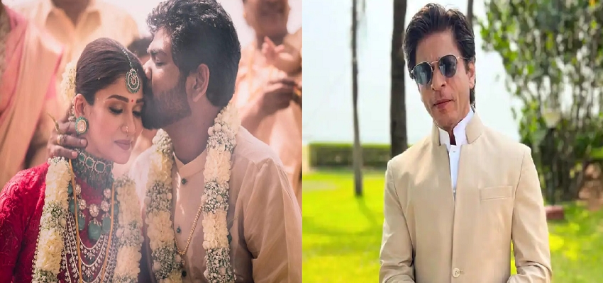 SRK: कोविड को मात देकर शाहरुख का दिखा डैशिंग अंदाज, नयनतारा-विग्नेश की शादी में बिखेरा जलवा