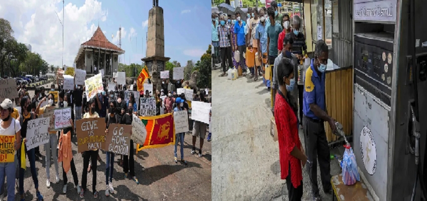 श्रीलंका का आर्थिक संकट से बुरा हाल, ईंधन बचाने के लिए किये स्कूल-ऑफिस बंद