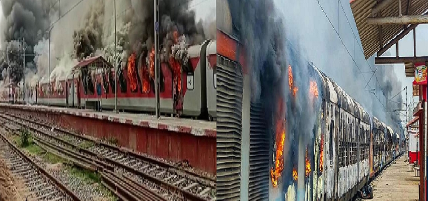'अग्निपथ' के विरोध के दौरान बदमाशों ने जलाई इतनी ट्रेनें, पिछले एक दशक में रेलवे को नहीं हुआ था इतना नुकसान