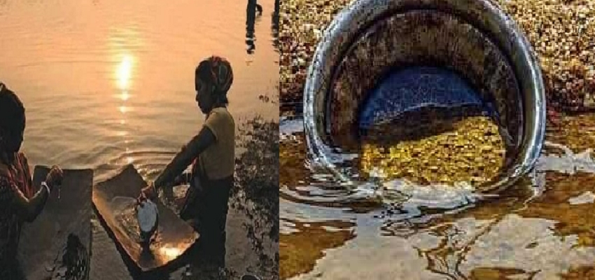 GOLDEN RIVER: भारत की इस नदी में निकलता है सोना, आसपास के लोग सालों से कर रहे है कमाई