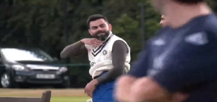 विराट कोहली का पुष्पा अवतार, वीडियो हुआ वायरल