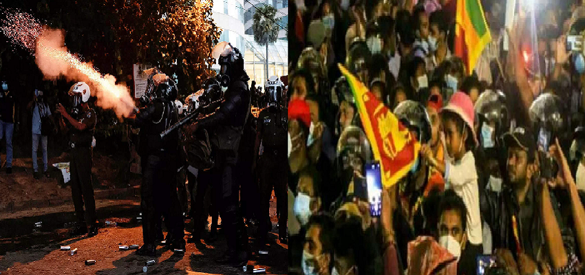 SRI LANKA CRISIS: श्रीलंका में राष्ट्रपति भवन में घुसे प्रदर्शनकारी, घर से भागे गोटाबाया राजपक्षे