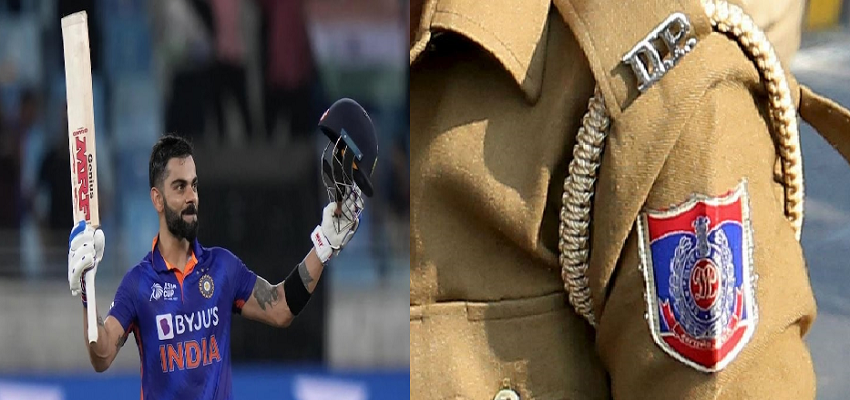 दिल्ली पुलिस ने विराट को दी बधाई, लोगों को पढ़ाया स्पीड लिमिट का पाठ