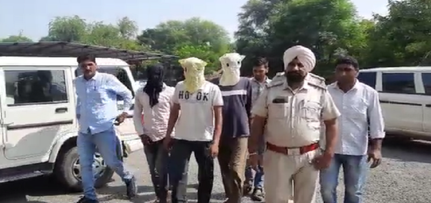 फतेहाबाद पुलिस को मिली बड़ी कामयाबी, पेट्रोल पंप को लूटने वाले 3 आरोपी गिरफ्तार