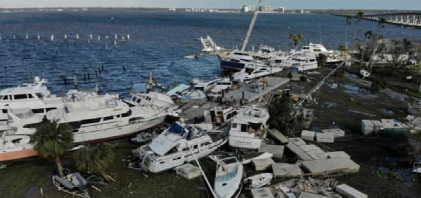 अमेरिका में तूफान इयान से भारी तबाही, 15 लोगों की मौत, 25 लाख से अधिक घर प्रभावित