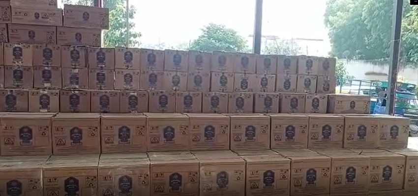 हरियाणा से बिहार जा रही 90 लाख की विदेशी शराब, पुलिस ने एक तस्कर को किया गिरफ्तार