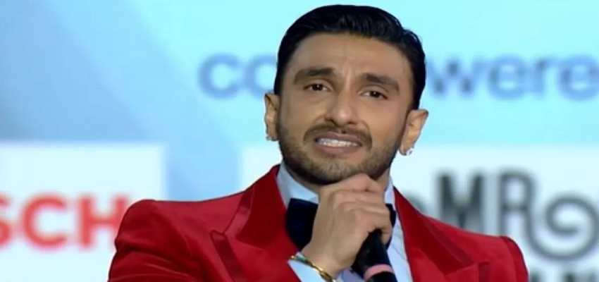 अवार्ड लेते वक्त रणवीर सिंह हुए इमोशनल, याद किये अपने स्ट्रगल के दिन