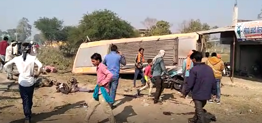 यूपी में फिर दिखा तेज रफ्तार का कहर, 5 लोगों की मौत, दर्जनों घायल
