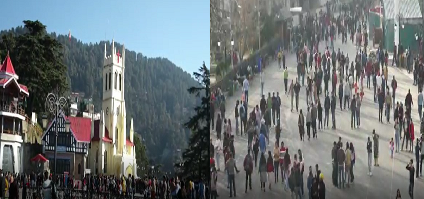 क्रिसमस पर बर्फबारी की उम्मीद...नए साल से पहले शिमला में बढ़ी पर्यटकों की संख्या, 80 फीसदी होटल हुए बुक