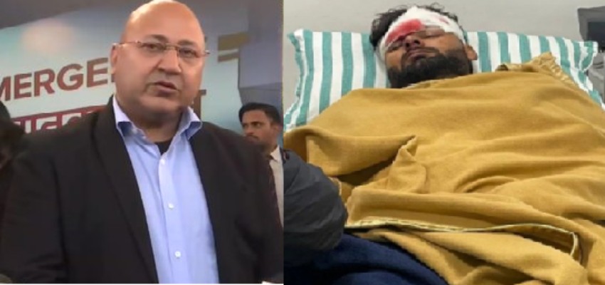 RISHABH PANT ACCIDENT:अब पंत को इलाज के लिए मुंबई किया जाएगा शिफ्ट, DDCI के डायरेक्टर ने किया बड़ा ऐलान