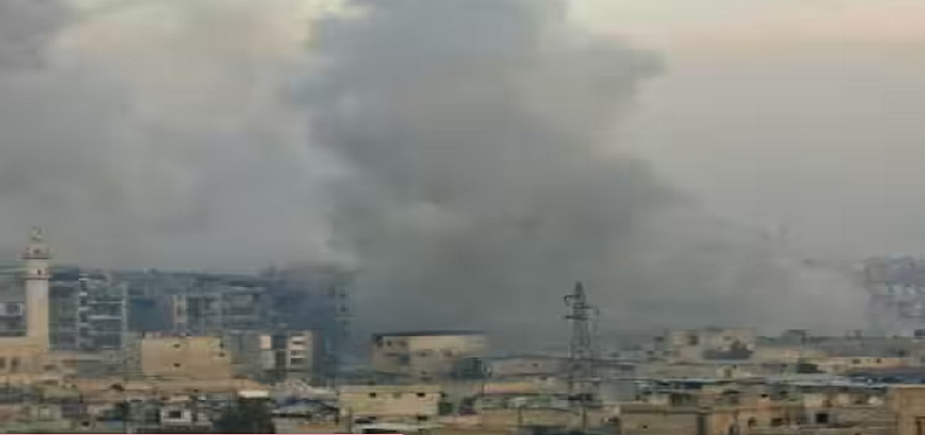 सीरिया में भरभराकर गिरी 5 मंजिला इमारत, 10 लोगों की मौत, कई घायल