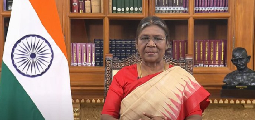 संविधान के लागू होने से लेकर आज तक हमारी यात्रा अद्भुत रही है: राष्ट्रपति द्रौपदी मुर्मू