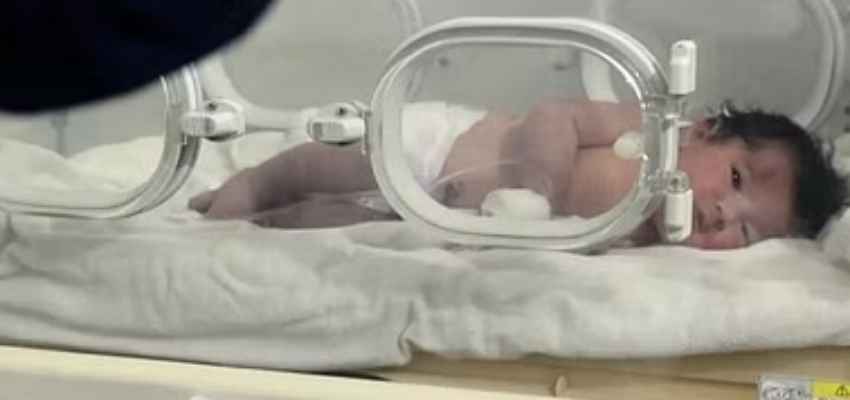 SYRIA EARTHQUAKE:जाको राखे साइयां मार सके ना कोई, 30 घंटों के बाद मलबे से जिंदा निकला नवजात