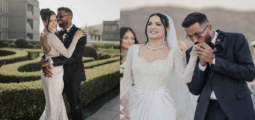 भारतीय स्टार क्रिकेटर हार्दिक पंड्या ने रचाई दूसरी शादी, समारोह में बेटा भी रहा मौजूद