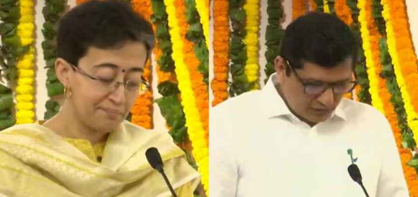 दिल्ली सरकार के 2 नए मंत्रियों ने ली शपथ, केजरीवाल के मंत्रिमंडल में आतिशी और सौरभ भारद्वाज हुए शामिल
