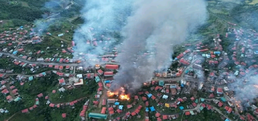 म्यांमार में 28 लोगों की मौत, कई घर जलकर राख, जानें क्या है पूरा मामला