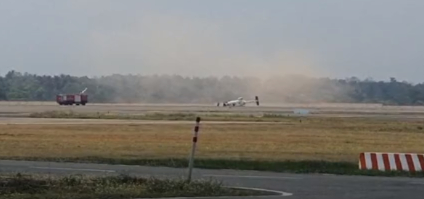 कोचीन एयरपोर्ट के पास कोस्ट गार्ड का हेलिकॉप्टर हुआ क्रैश, 2 लोग घायल