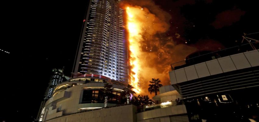 दुबई की  रिहायशी इमारत में लगी आग,16 लोगों की मौत,मरने वालो में 4 भारतीय भी शामिल