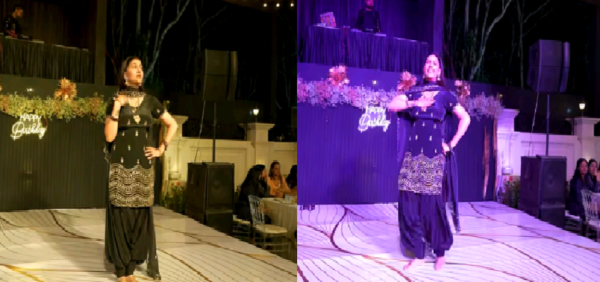 सपना चौधरी को ब्लैक सूट में देखकर कायल हुए फैंस, अदाकारा ने स्टेज पर लगाए चार चांद