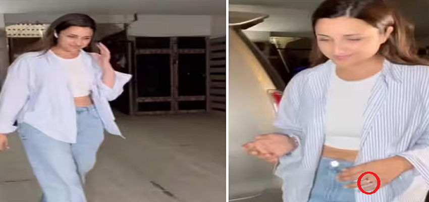 PARINEETI-RAGHAV ने की सगाई! एक्ट्रेस की रिंग फिंगर में नजर आया सिल्वर बैंड